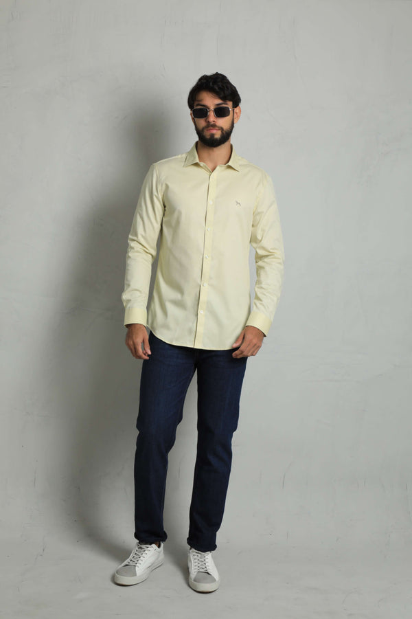 Camisa Manga Larga Amarillo