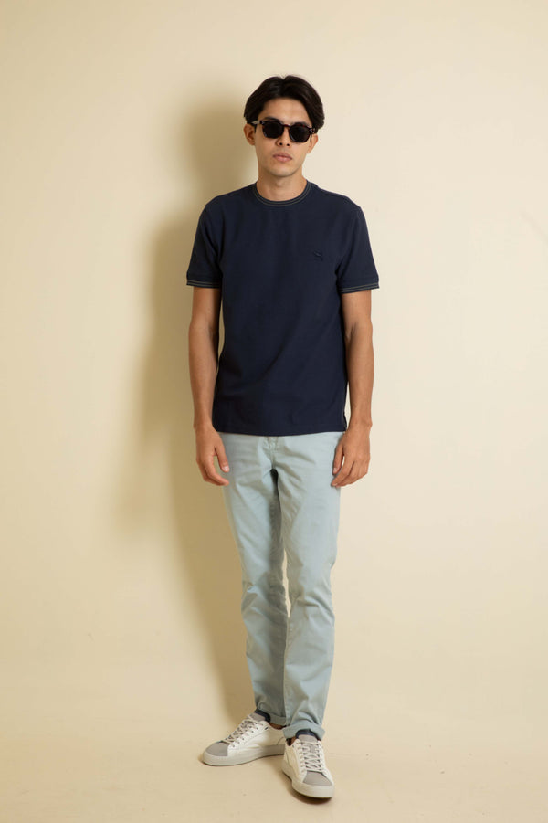 Camiseta Fashion Azul Turquí
