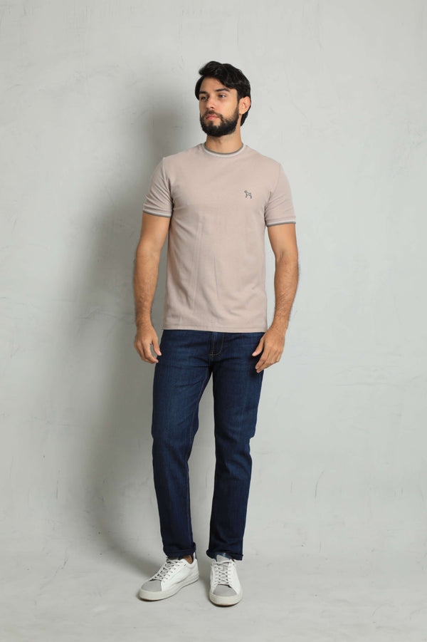 Camiseta Piqué Rosado (Custom Fit)