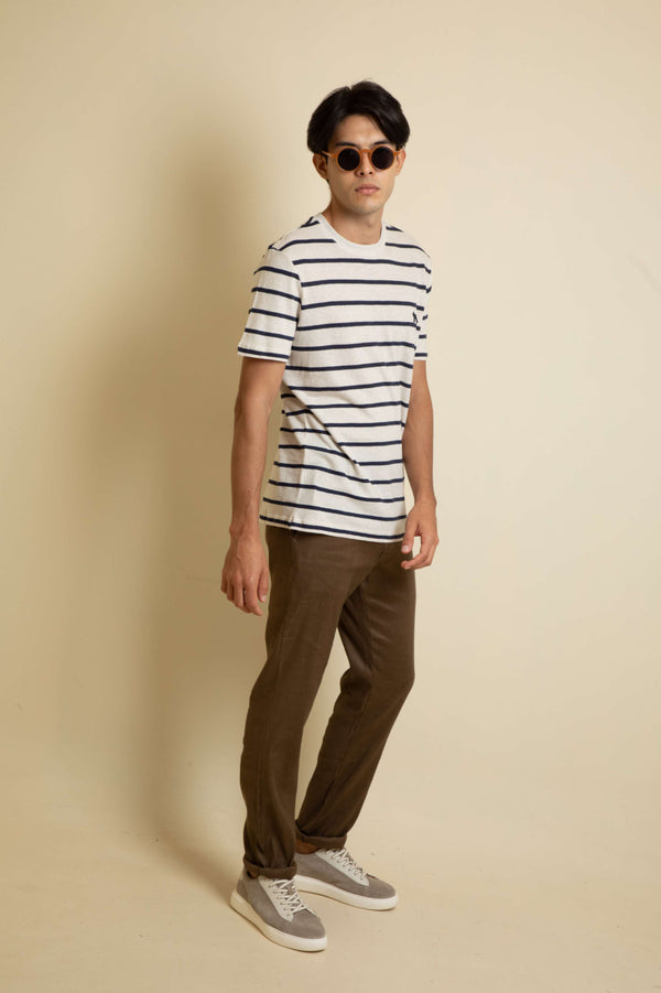 Camiseta Fashion Rayas Navy