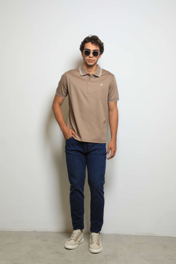 Polo Fashion Cafe/Taupe (Mercerizada)