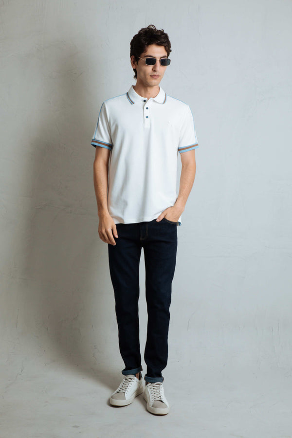 Polo Fashion Blanco - Raya Hombros